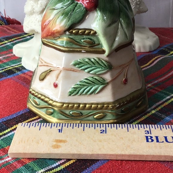 🎄 FITZ And FLOYD Classics ‘Winter Wonderland’ Bell 🔔 - Picture 7 of 8